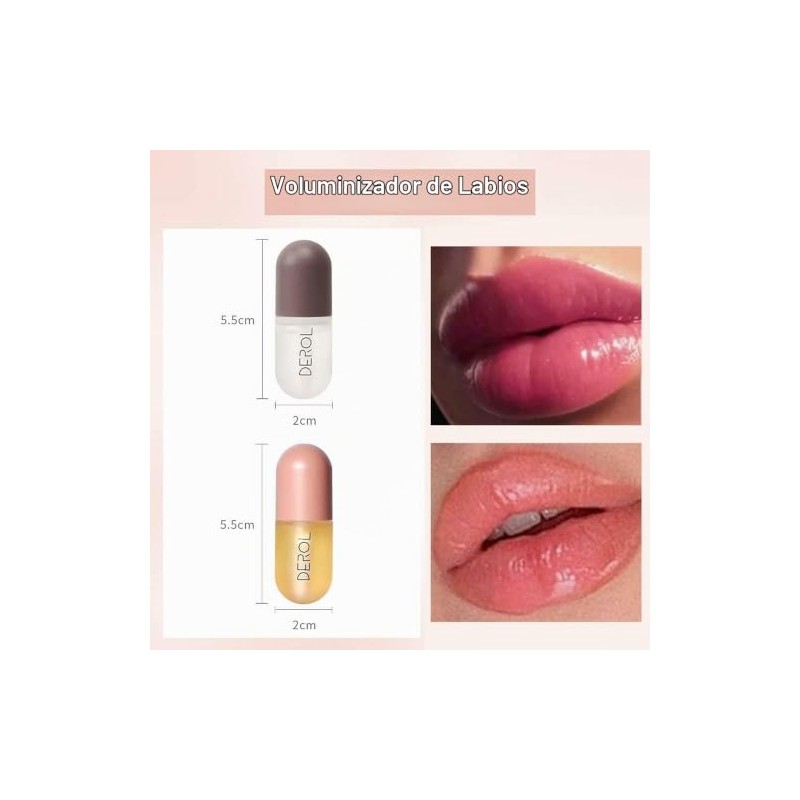 Set de Relleno de Labios Natural, potenciador de Labios y