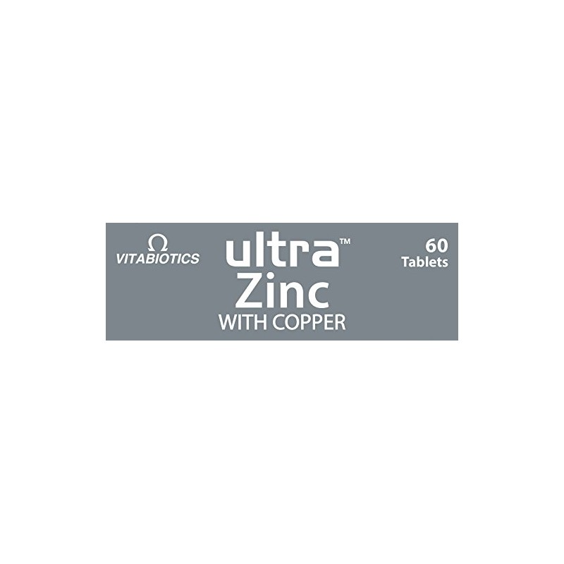 Vitabiotics ultra zinc 15mg with Copper 60 Tablets by Ultra