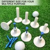 KOFULL Rubber Golf Tees for Mats, Driving Range Tee, 8