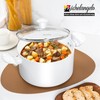 MICHELANGELO Stock Pot with Lid - 6 QT. Soup Pot