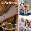 PDTU Gifts for Granddaughter Sweet Cubic Zirconia Adjustable Inspirational Bracelet