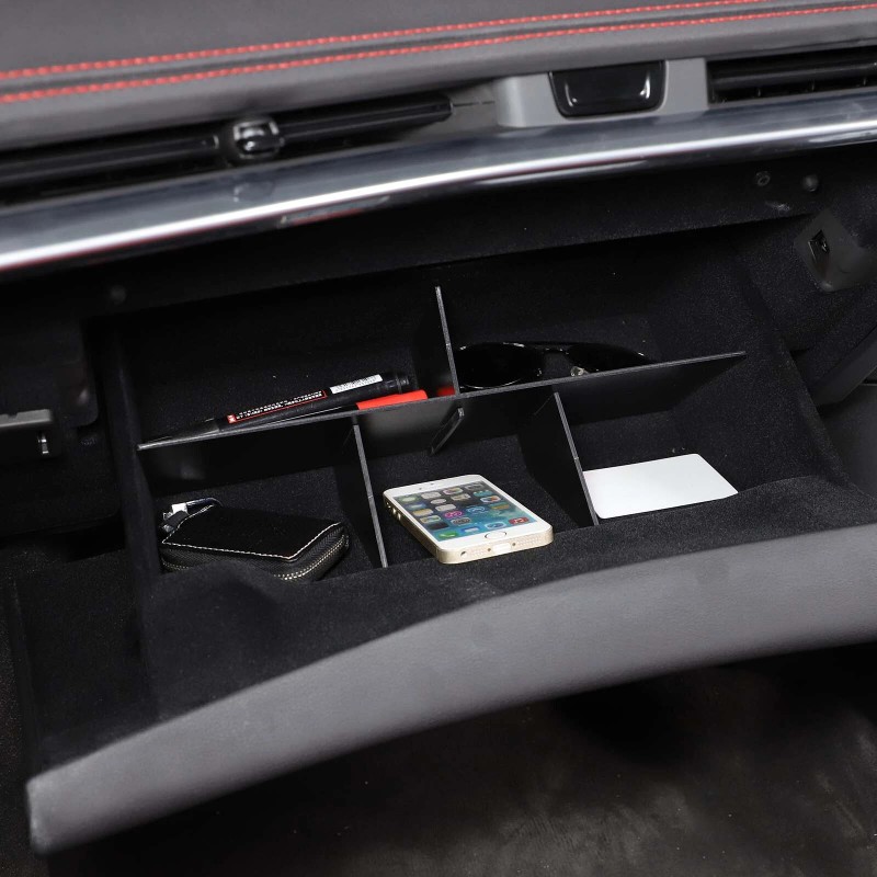 auguisy-motortrim 1pcs Glove Box Storage Organizer Insert Divider Fit For