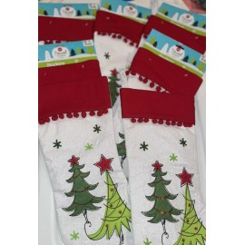 Winter Wonder Lane Tinsel Town Collection 20 Inch Stocking With Christmas Trees