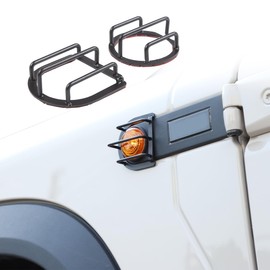 Car Headlight Protector Cover Compatible with Grenadier 2020-2024 Car Tail Light Protector Steel Guard Turn Signal Protector Cover Accessories (Turn Signal Protector Cover)