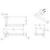 Phylrich 120-74/004 Transition Single Post Toilet Paper Holder SATIN BRASS