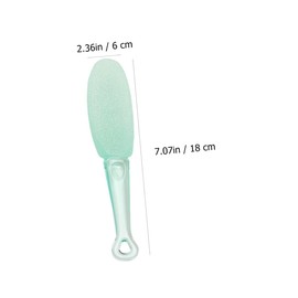 Baluue 3pcs Foot Rasp Files for Dead Skin Removal Callus Remover Comfortable Grip Lightweight Exfoliating Tool for Smooth Feet Random Color