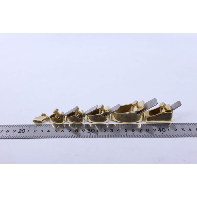 6pcs violin making tools Brass Mini Planes convex bottom tool