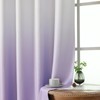 Estelar Textiler Lilac and Greyish White Ombre Blackout Curtains for