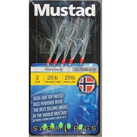 Mustad Feathers: Flash a-boo Rig Size 2