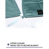 YnM Bamboo Duvet Cover Weighted Blankets (48''x72'') - Sea Grass