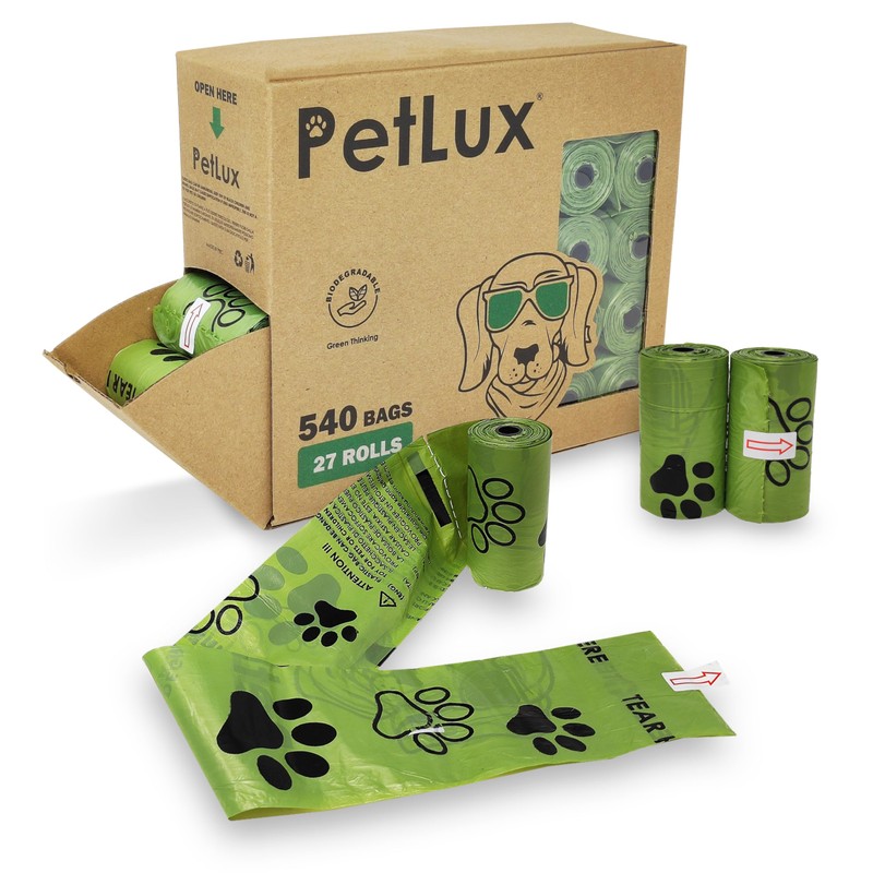 Sacchetti Igienici per Bisogni dei Cani, Biodegradabili, con Dispenser e