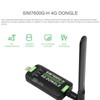 4G DONGLE Module, SIM7600G‑H 4G LTE USB Adapter with Antenna,