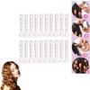 Perm Rod Set 20 Hair Perm Rods, 5 Sizes (White)