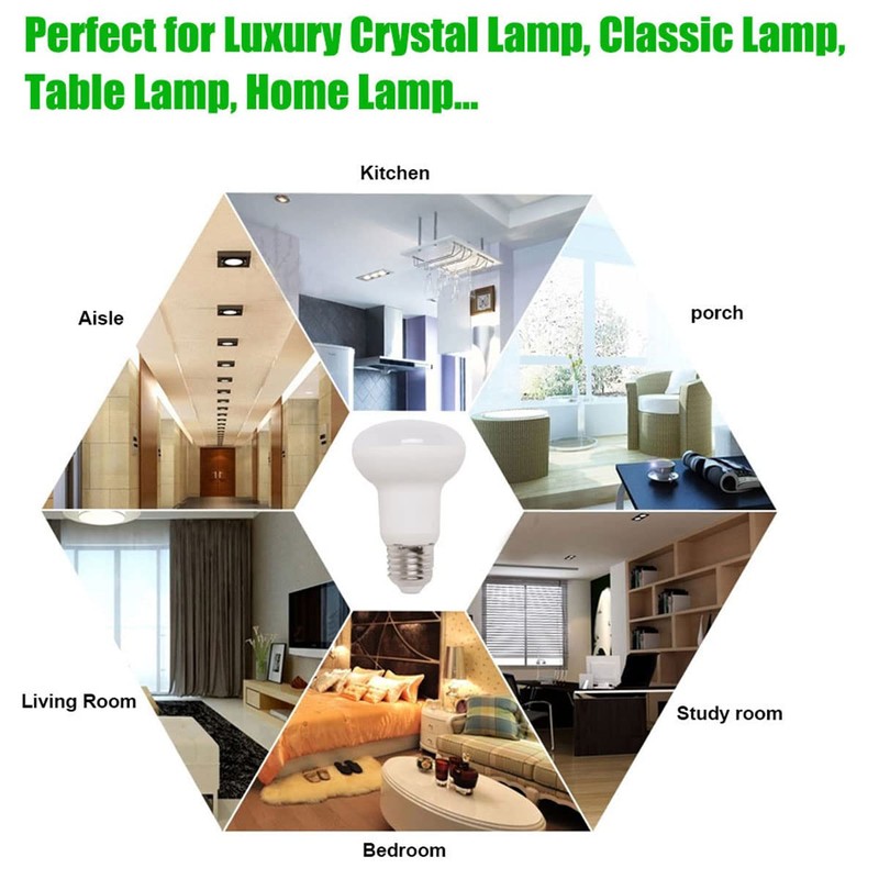 R50 LED Light Bulbs 5W (45W Incandescent Bulb) 3000K R50