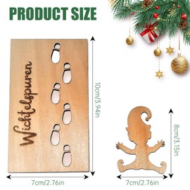 Gnome Stencil, Gnome Traces Stencil, Accessories Construction Site Footprints, Gnome Door Footprint Gnome Stencil, Stencils Christmas Gnome Housewarming, Christmas Gnome Elf (Gnome Stencil +
