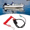 Boat Engine Emergency Stop Switch Safety Tether Lanyard ABS for