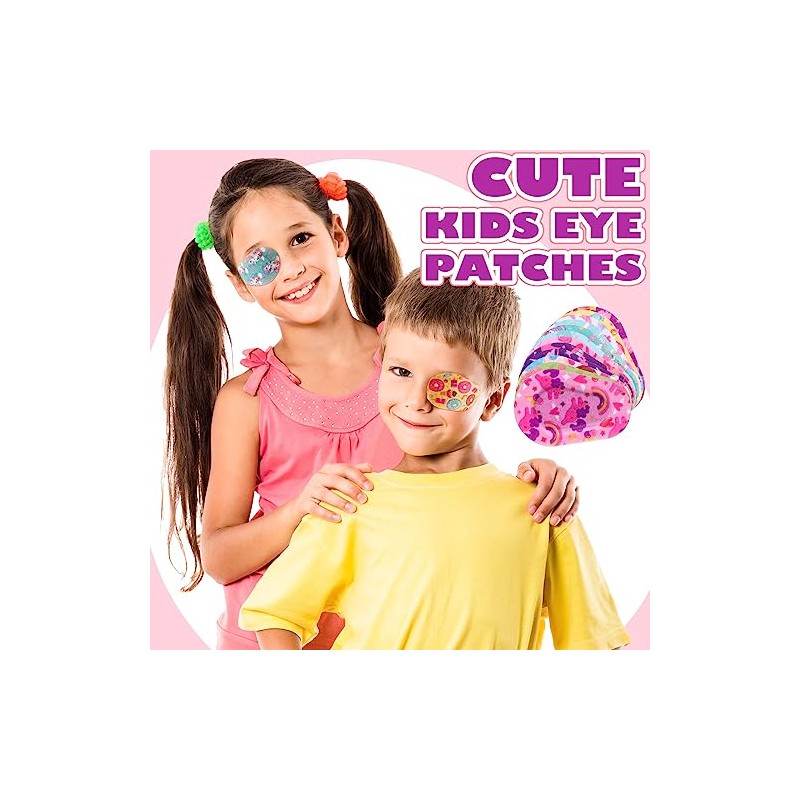 Panelee 60 Parches Adhesivos de Ojos para Niños Parches para