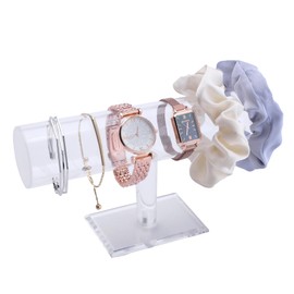 Acrylic Bracelet Holder Headband Jewelry Bangle Hair Tie Accessory Holder Display Storage Organizer Hanger Stand Towers Jewelery Organiser