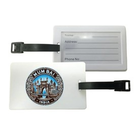 Mumbai India Travel Souvenir Destination Luggage Tag 2-Pack