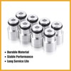 Partuto 8pcs Fuel Injector Spacer Set Intake Manifold Truck Injector