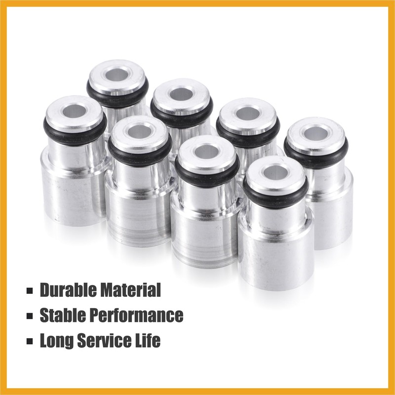 Partuto 8pcs Fuel Injector Spacer Set Intake Manifold Truck Injector