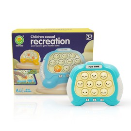 Family Smiles Pop Bubble Fidget Music Puzzle Game Kids Light Up Sensory Toy Blue