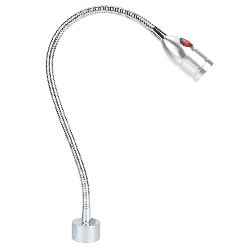 3W LED Flexible Gooseneck Lamp Work Desk Light for Machine