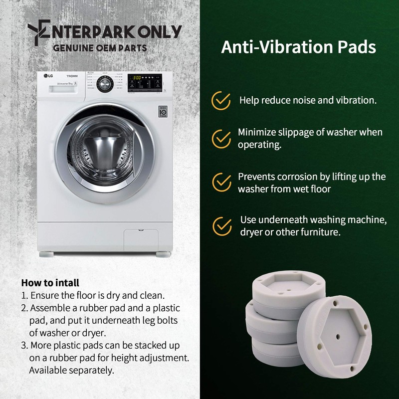 What's Up? Anti-Vibration and Anti-Walk, Washer and Dryer Pads