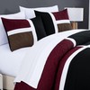 Chezmoi Collection Bernard 7-Piece Full Bed in a Bag Comforter