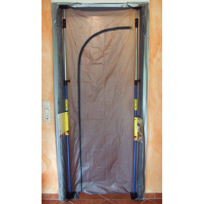 Dust protection door / wall 310 x 130 cm Velcro
