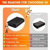 CADARA Fireplace Blocker Blanket Stops Heat Loss, Magnetic Fireplace Draft