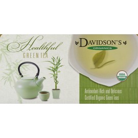 Davidson's Tea Single Serve Green Tea Garden, 100-Count Tea Bags