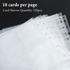 720 Pockets Trading Card Sleeves 67 x 93 mm Empty