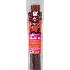 Blunt Black 19" Jumbo Hand Dipped Incense Sticks 30-Stick Pack - Choose Your Scent (Butt Naked)