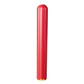 Eagle 1738R Original Ribbed Bumper Post Sleeve, 8" Size, 10" OD x 57" Height, Red