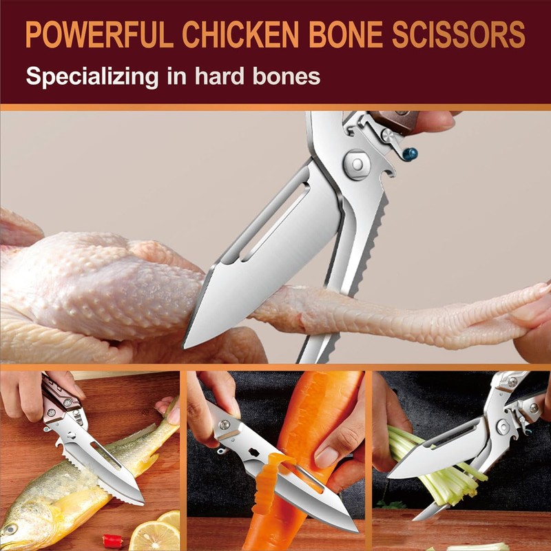 Kitchen Scissors All Purpose Heavy Duty Meat Poultry Shears,Kitchen Shears