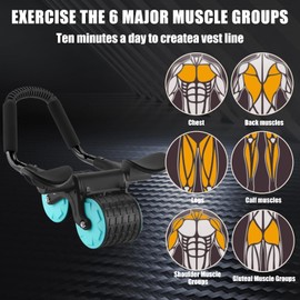 Ab Roller Fitness Wheel for Gym,Ab Roller Exercise Equipment for Core Workout,Fitness Roller Wheel,Home Exercise Roller,Ab Workout Equipment