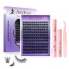 AnyFairy Lash Clusters Kit 8-18mm DIY Lash Extension Kit Wispy