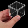 HEALLILY 10pcs Clear Box Clear Decorative Boxes Acrylic Plastic Square
