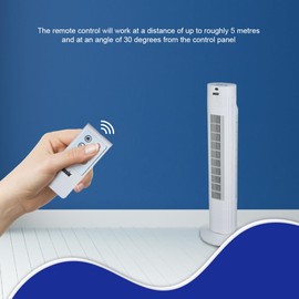 ANSIO Remote control for 30-inch Tower Fan, Compatible Models: ANSIO 1001, ANSIO 1002, ANSIO 1004, ANSIO 1053