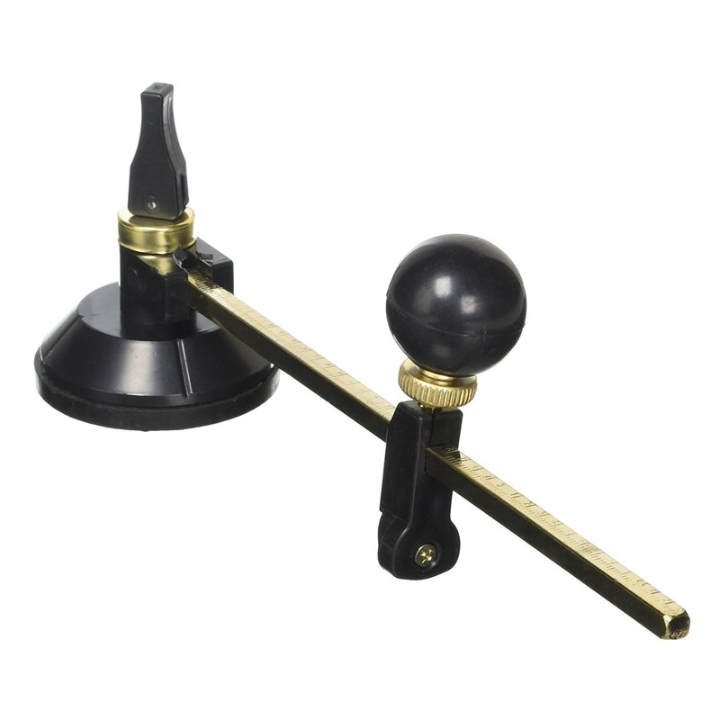 Luomorgo 30cm/11.81" Max.Round Dia Adjustable Glass Circle Cutting Suction Cup