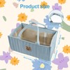 LGHWKETH Baby Diaper Caddy Organizer Large Capacity Baby Diaper Caddy