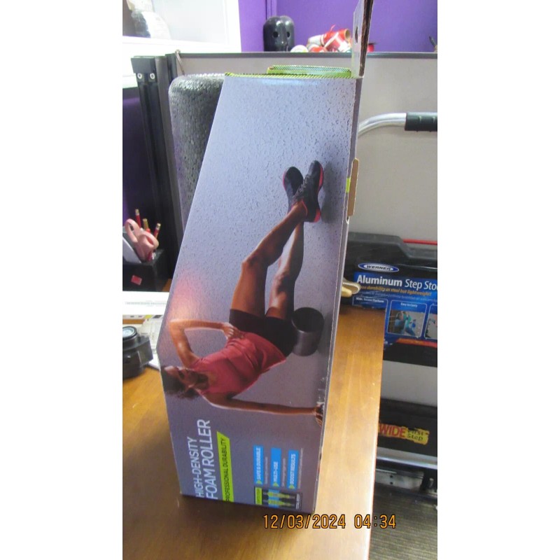 SPRI NEW Ignite By SPRI High Density 18" Foam Roller