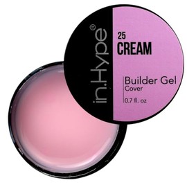 IN.HYPE UV/LED Camouflage Hard/Builder Gel for Nail Extension/Strengthening/Overlays (Cream #25)