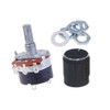 Molence 5PCS WH138 5K ohm Rotary Potentiometer with Switch, Single