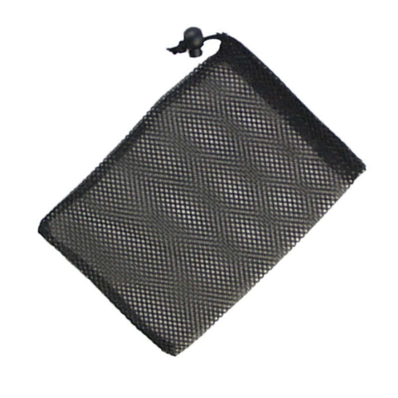 HOOLRZI Portable Golf Mesh Bag Golf Ball Drawstring Bag Large