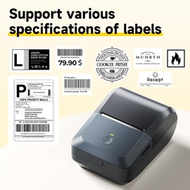 Y50P Labeler with Tape, Thermal Label Printer, Sticker Maker for Office, Home, School, 2-inch Labeler with 2'' x 1.18'' Labels -230 pcs/roll
