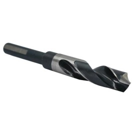 Drill America 1-1/8 Reduced Shank HSS Drill Bit 1/2 Shank 3-Flat Shank