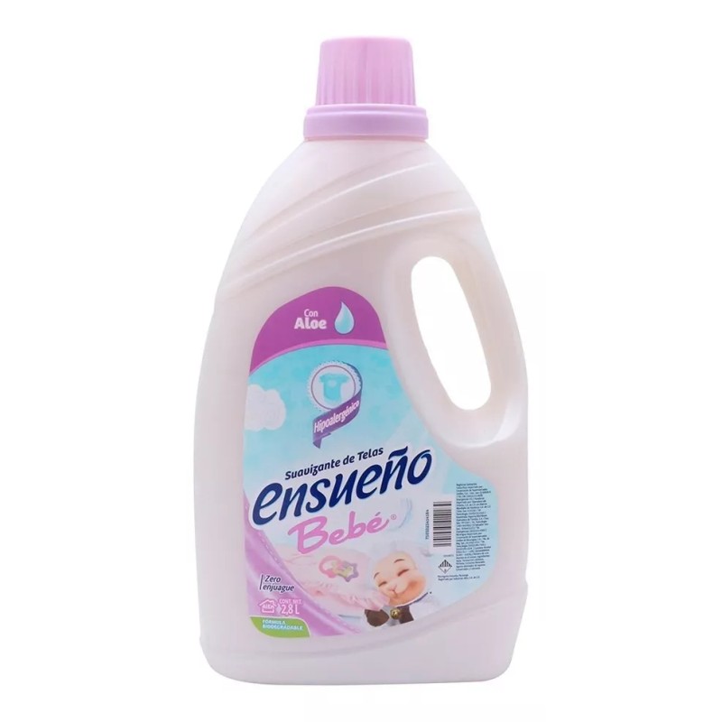 Ensueño Suavizante Ensueño Bebé Aloe vera en botella 2.8 L