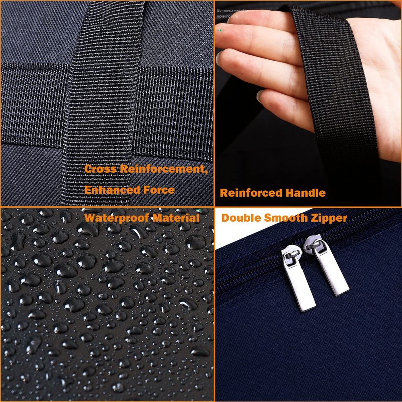 125L Storage Bag, Extra Large Storage Bag Heavy Duty, Waterproof